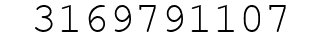 Number 3169791107.