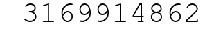 Number 3169914862.