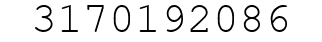 Number 3170192086.