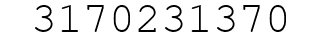Number 3170231370.