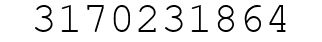 Number 3170231864.