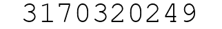 Number 3170320249.