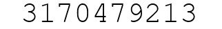 Number 3170479213.