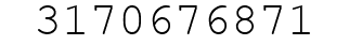 Number 3170676871.
