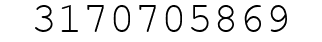 Number 3170705869.