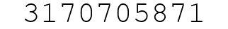 Number 3170705871.
