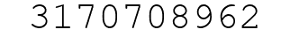 Number 3170708962.