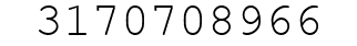 Number 3170708966.