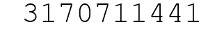 Number 3170711441.