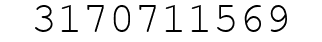 Number 3170711569.