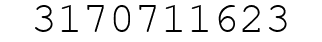 Number 3170711623.