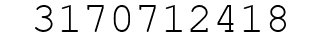 Number 3170712418.