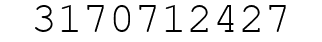 Number 3170712427.