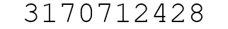 Number 3170712428.