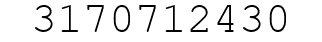 Number 3170712430.