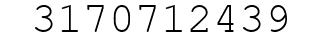 Number 3170712439.