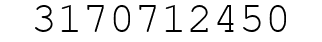 Number 3170712450.
