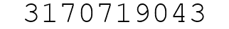 Number 3170719043.
