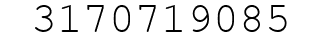 Number 3170719085.