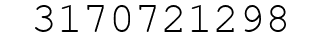 Number 3170721298.