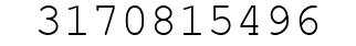 Number 3170815496.