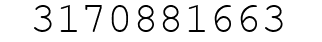 Number 3170881663.