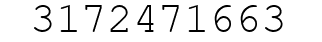 Number 3172471663.