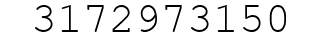Number 3172973150.