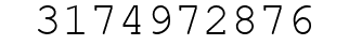 Number 3174972876.