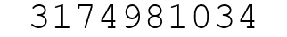 Number 3174981034.