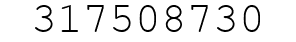 Number 317508730.