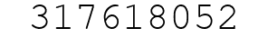 Number 317618052.