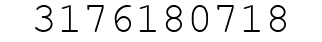 Number 3176180718.