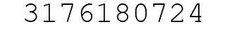Number 3176180724.