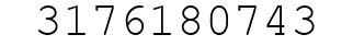 Number 3176180743.