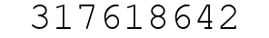 Number 317618642.