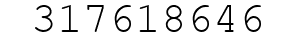 Number 317618646.