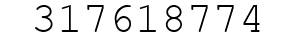 Number 317618774.