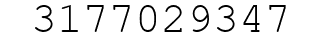 Number 3177029347.