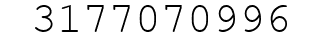 Number 3177070996.