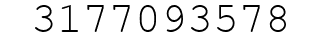 Number 3177093578.