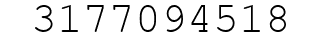 Number 3177094518.