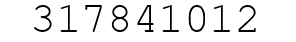 Number 317841012.
