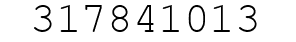Number 317841013.