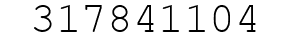 Number 317841104.