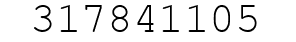 Number 317841105.