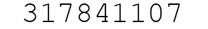 Number 317841107.