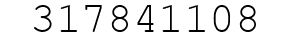 Number 317841108.
