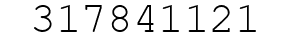 Number 317841121.
