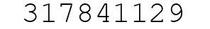 Number 317841129.